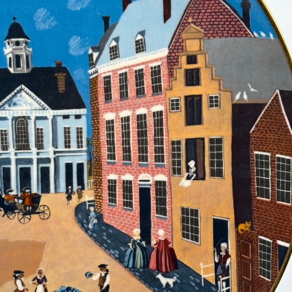 Colonial Heritage Series Decorative Wall Plate "Old New York" Signed & Numbered - Picture 2 of 9